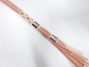 未使用品　正絹　夏手組帯締め